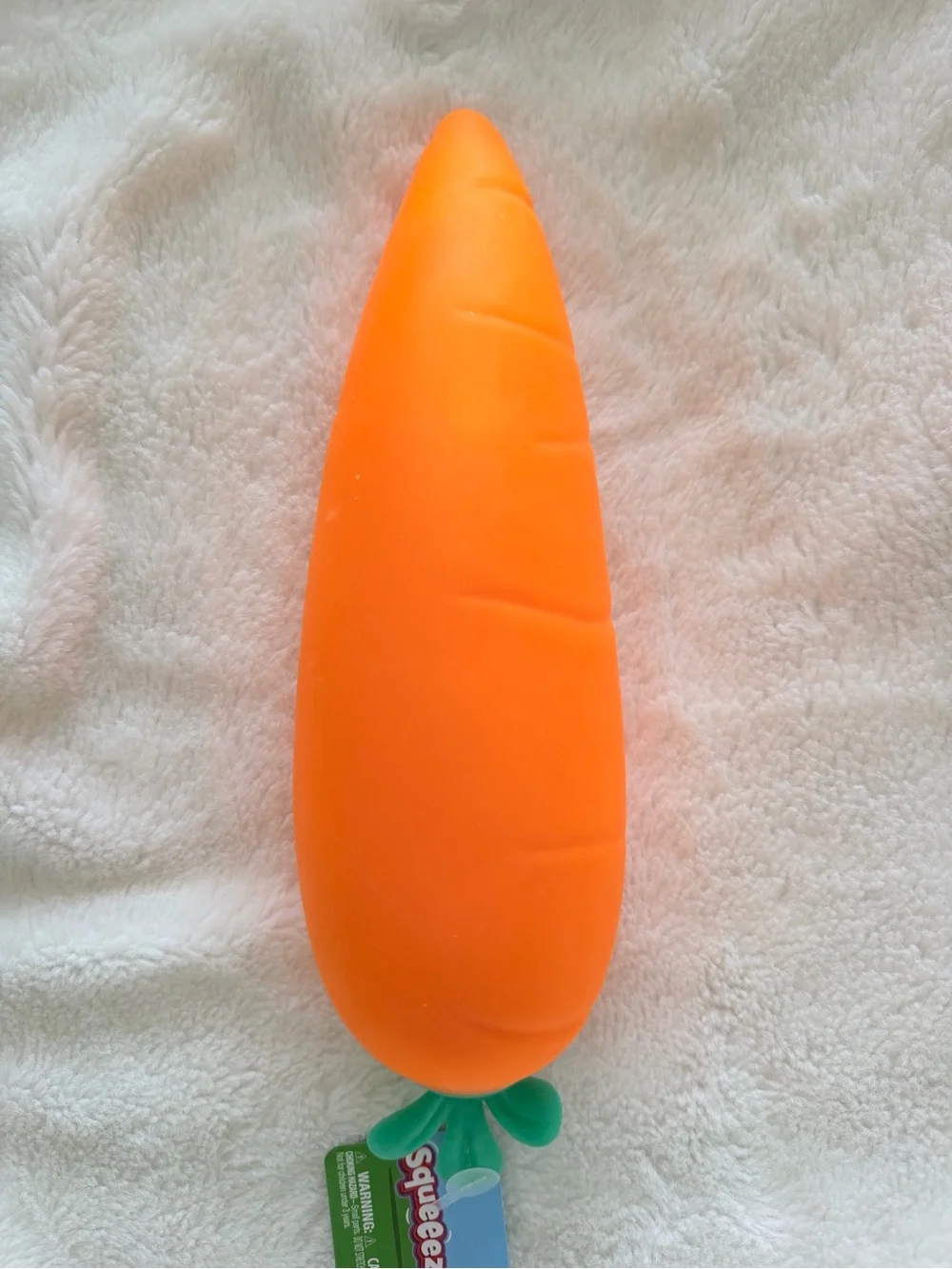 Viral Target Squeezy Carrot Squishy Fidget Toy - NWT - Fast Ship